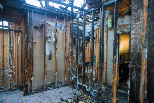 Professional Fire Damage Removal technician working in Twinsburg, OH